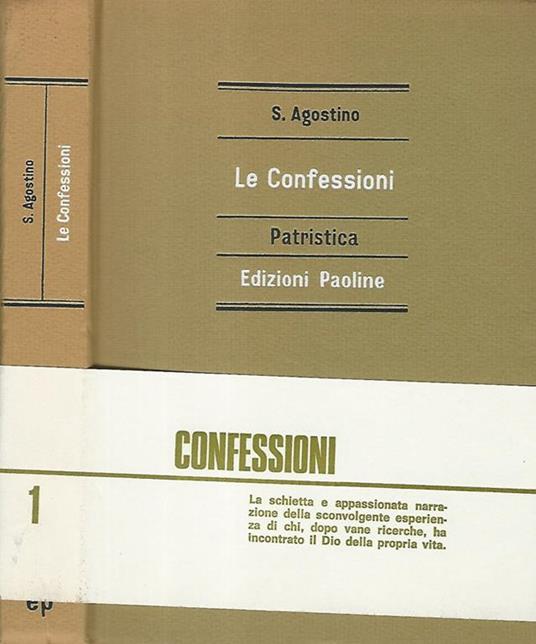 Le Confessioni - Agostino (sant') - copertina