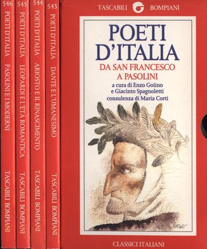 Poeti d' Italia Vol. I. II. III. IV - Enzo Golino - copertina