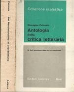 Antologia della critica letteraria Vol III. Dal Neoclassicismo al Decadentismo