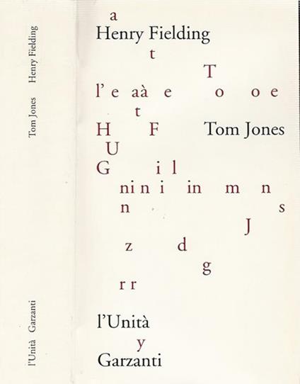 Tom Jones - Henry Fielding - copertina