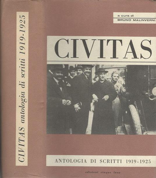 Civitas. Antologia di scritti 1919-1925 - Bruno Malinverni - copertina