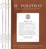 Il Politico. Rivista italiana di scienze politiche nuova serie anno XXXV