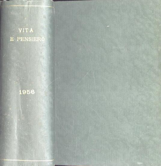 Vita e pensiero Anno 1956 - copertina