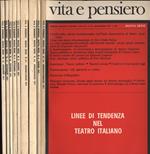 Vita e pensiero Anno 1971 n. 1. 2, 3, 4. 5, 6. 7, 8, 9, 10, 11, 12. Rassegna italiana di cultura