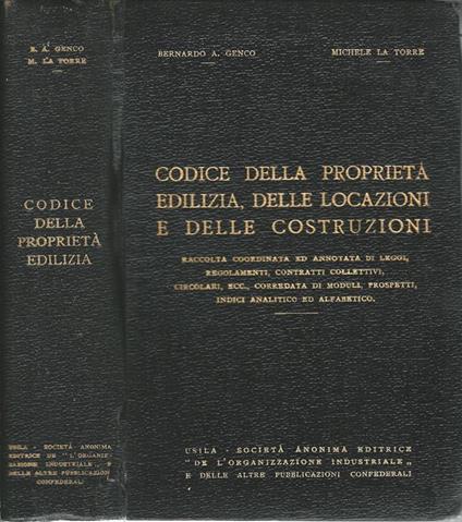 Codice della proprietà edilizia, delle locazioni e delle costruzioni - copertina