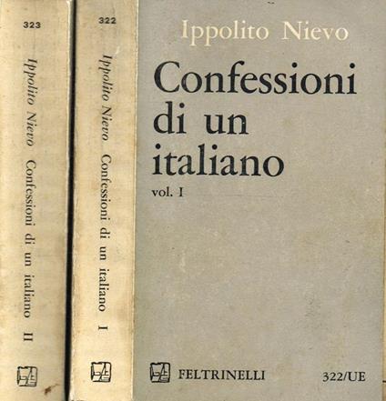 Confessioni di un italiano 2voll - Ippolito Nievo - copertina