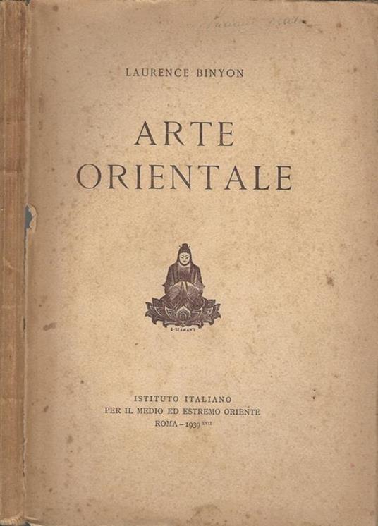 Arte Orientale - Laurence Binyon - copertina