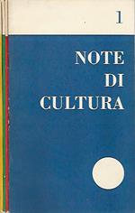 Note di Cultura