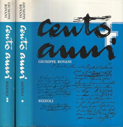 Cento anni - Giuseppe Rovani - copertina