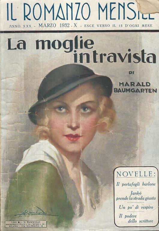 La moglie intravista - Harald Baumgarten - copertina