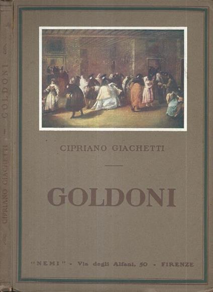 Goldoni - Cipriano Giachetti - copertina