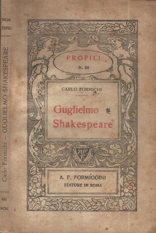 Guglielmo Shakespeare - Carlo Formichi - copertina