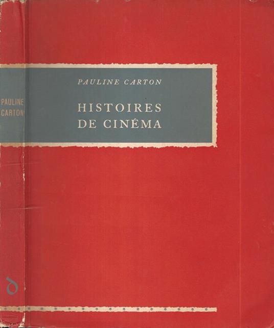Histoires de cinéma - Paul Carton - copertina