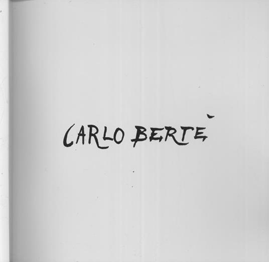 Carlo Bertè - copertina