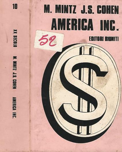 America Inc Prima edizione - Morton Mintz - copertina