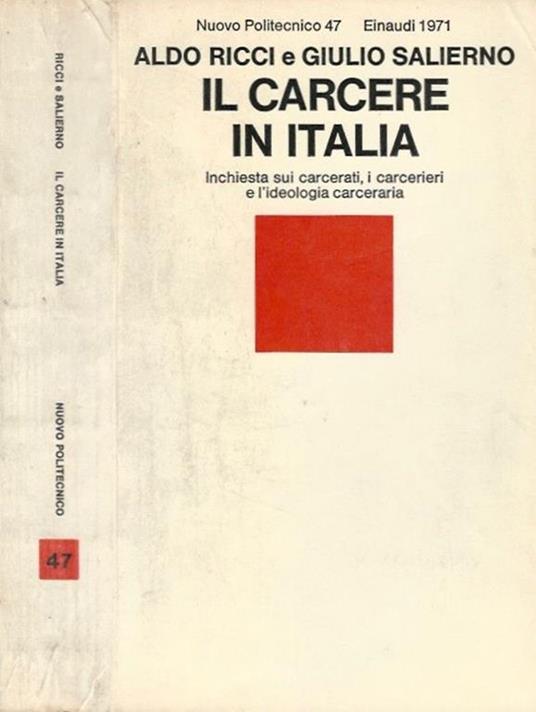 Il carcere in Italia - Aldo Ricci - copertina