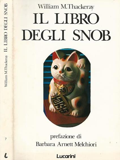 Il libro degli snob - William M. Thackeray - copertina