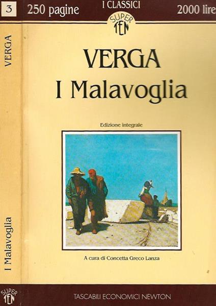 I Malavoglia - Giovanni Verga - copertina