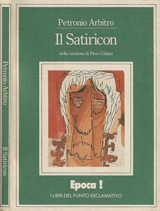 Il Satiricon - Arbitro Petronio - copertina