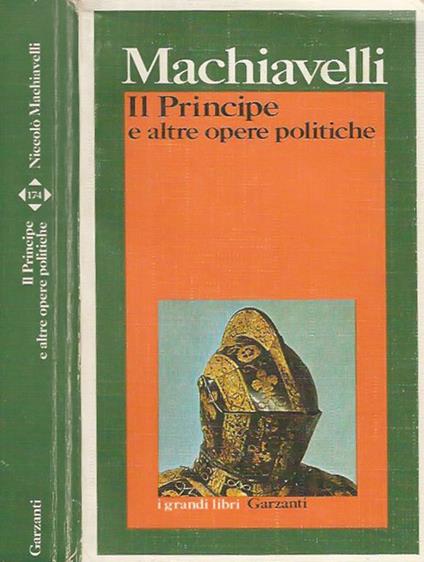 Il Principe e altre opere politiche - Niccolò Machiavelli - copertina