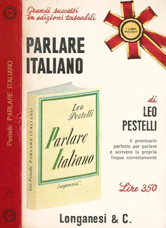 Parlare italiano - Leo Pestelli - copertina