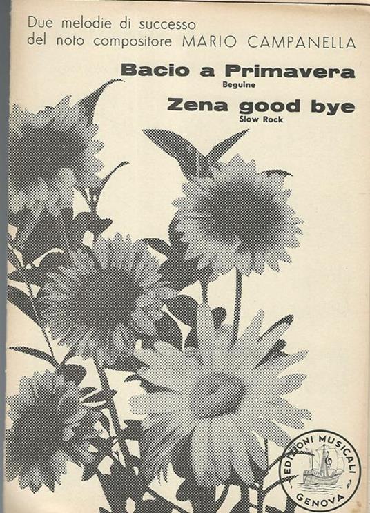 Bacio a Primavera- Zena good bye - copertina