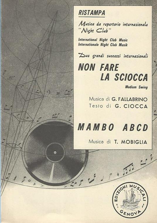 Non fare la sciocca- Mambo A B C D - copertina