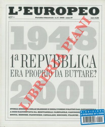 1a Repubblica. Era proprio da buttare ? - copertina