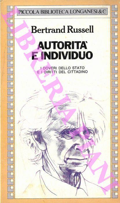Autorità e individuo - Bertrand Russell - copertina