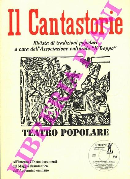 Il Cantastorie. Rivista di tradizioni popolari. 2008 - copertina