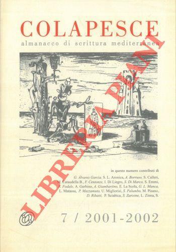 Colapesce. Almanacco di scrittura mediterranea. Anno VI. N. 7 - copertina