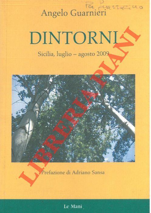 Dintorni. Sicilia, luglio - agosto 2009 - Angelo Guarnieri - copertina