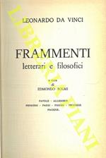 Frammenti letterari e filosofici. Favole, allegorie, pensieri, paesi, figure, profezie, facezie