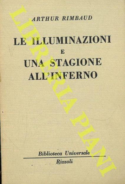 Le Illuminazioni e Una stagione all'inferno - Arthur Rimbaud - copertina