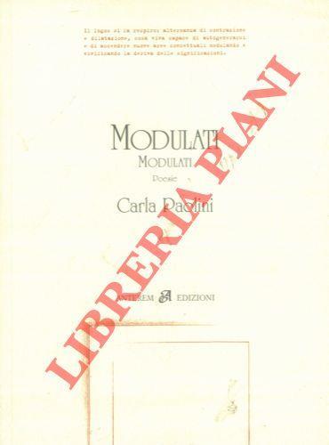 Modulati modulati. Poesie. Postfazione di Gio Ferri. Disegno di Bruno Conte - Carla Paolini - copertina