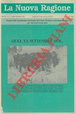 La Nuova Ragione. Organo dell'Associazione del Libero Pensiero 