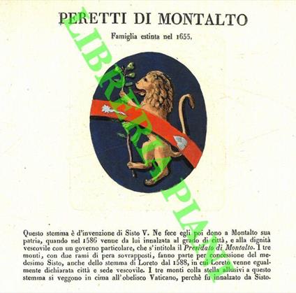 Peretti di Montalto - Pompeo Litta - copertina