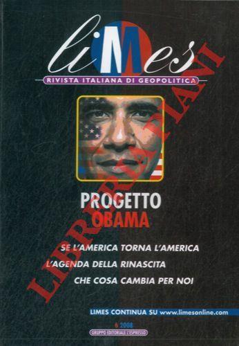 Progetto Obama - Lucio Caracciolo - copertina