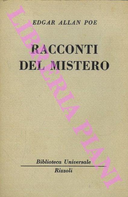 Racconti del mistero - Edgar Allan Poe - copertina