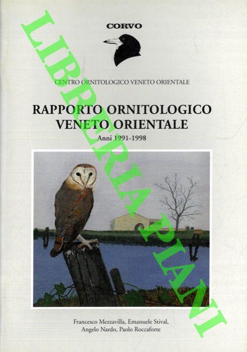 Rapporto ornitologico Veneto Orientale - Francesco Mazzavilla - copertina