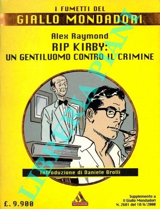 Rip Kirby: un gentiluomo contro il crimine - Alex Raymond - copertina