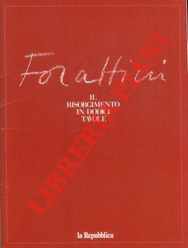 Il Risorgimento in dodici tavole - Enrico Forattini - copertina