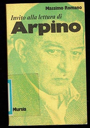 Invito alla lettura di Arpino - Massimo Romano - copertina