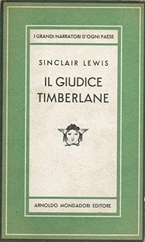 Il Giudice Timberlane - Sinclair Lewis - copertina