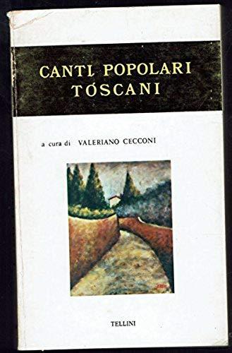 Canti Popolari Toscani - Valeriano Cecconi - copertina