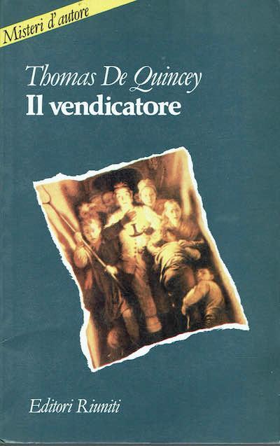 Il vendicatore - Thomas De Quincey - copertina