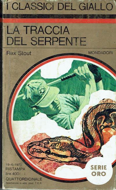 La traccia del serpente - Rex Stout - copertina