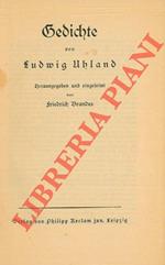 Dedichte von Ludwig Uhland