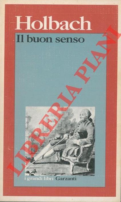 Il buon senso - Paul H. T. d' Holbach - copertina