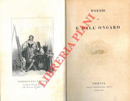 Poesie - Francesco Dall'Ongaro - copertina